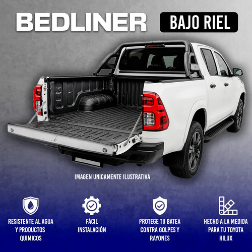 Bedliner Para Toyota Hilux Doble Cabina 16-26