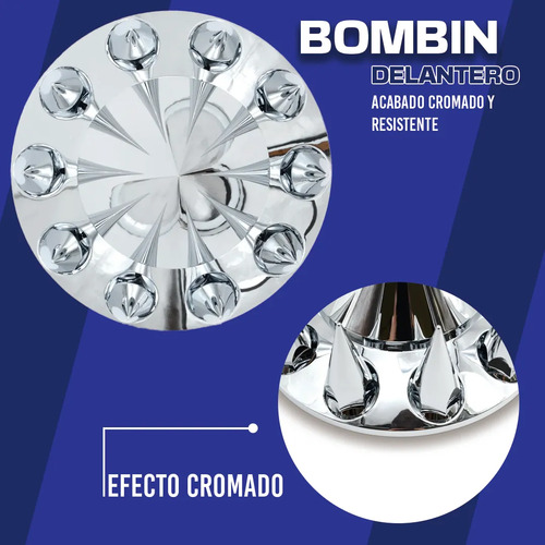 Bombin Delantero De Punta Con 10 Capuchones