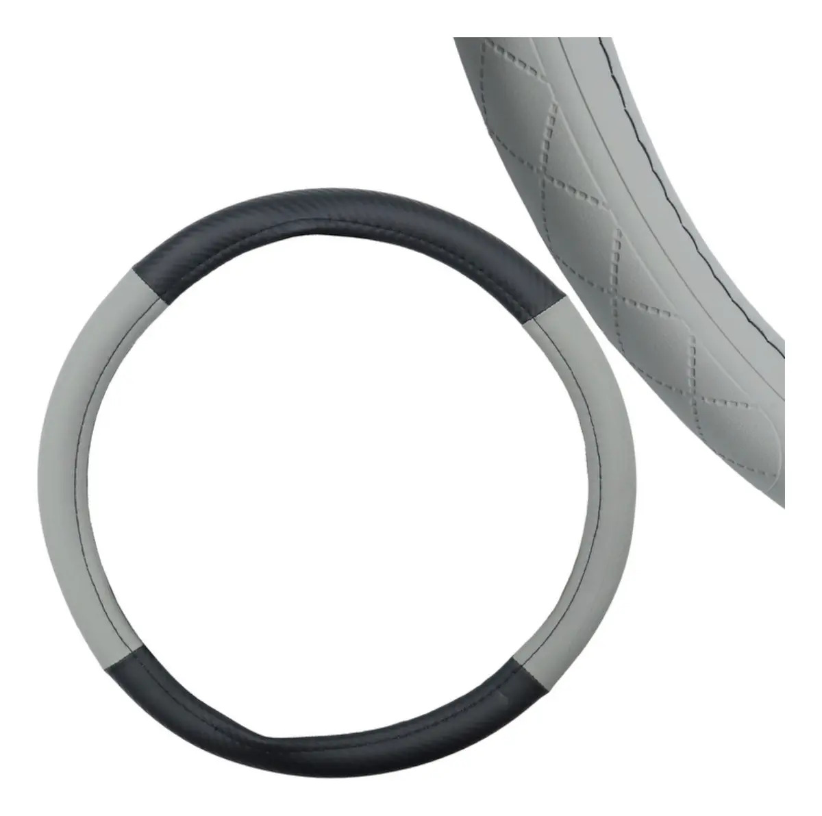 Funda Para Volante Vinil Fibra De Carbono Y Goma Lateral