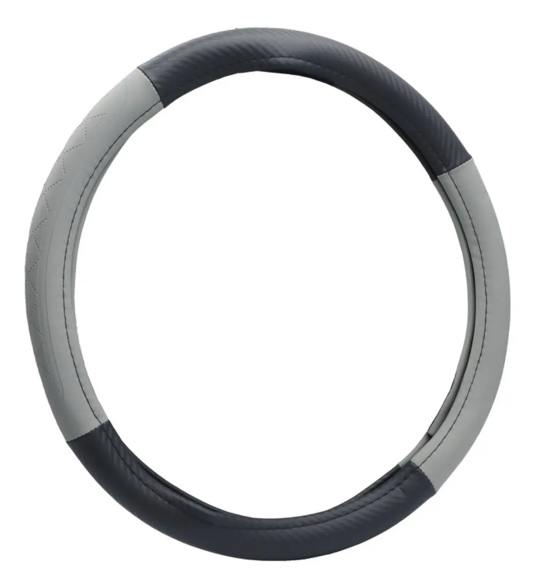 Funda Para Volante Vinil Fibra De Carbono Y Goma Lateral