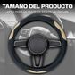 Funda Para Volante Negra Con Ondas Beige