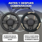 Funda Para Volante Negra Con Ondas Beige
