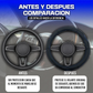 Funda Para Volante En Color Negro Con Detalles En Azul