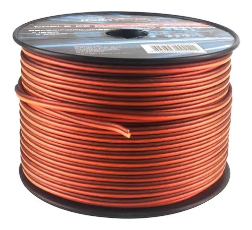 CABLE DE BOCINA NARANJA-CAFE CALIBRE 16