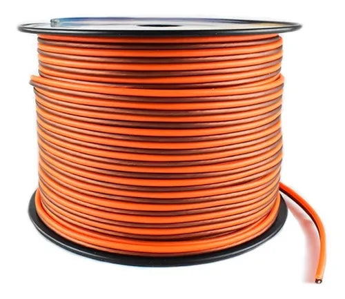 CABLE DE BOCINA NARANJA-CAFE CALIBRE 14