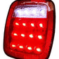 CALAVERA DE JEEP LED ESTROBO ECONOMICA CON ARO