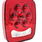 CALAVERA DE JEEP 10 LEDS GIRATORIA ESTROBO ARO COB