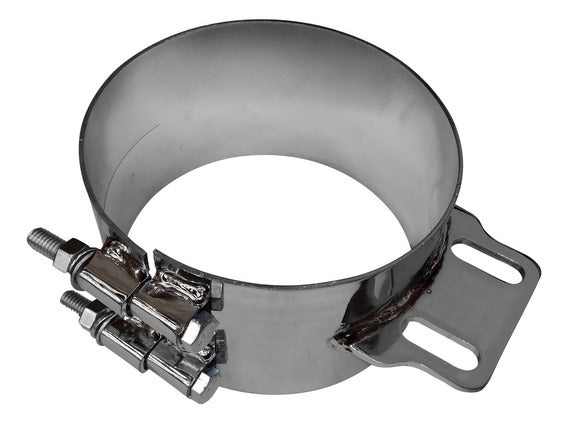 ABRAZADERA PARA TUBO DE ESCAPE 6" CROMADO