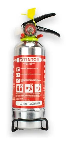 EXTINTOR CROMADO 1/2 KILO