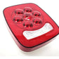 CALAVERA DE JEEP 10 LEDS GIRATORIA ESTROBO ARO COB