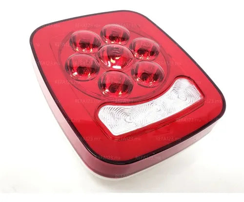 CALAVERA DE JEEP 10 LEDS GIRATORIA ESTROBO ARO COB