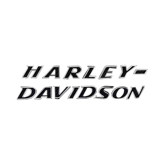 EMBLEMA LETRA HAYLEY-DAVISON FIBRA CARBON