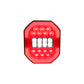 CALAVERA DE JEEP RECORTADA 22 LEDS CON ARO GEL